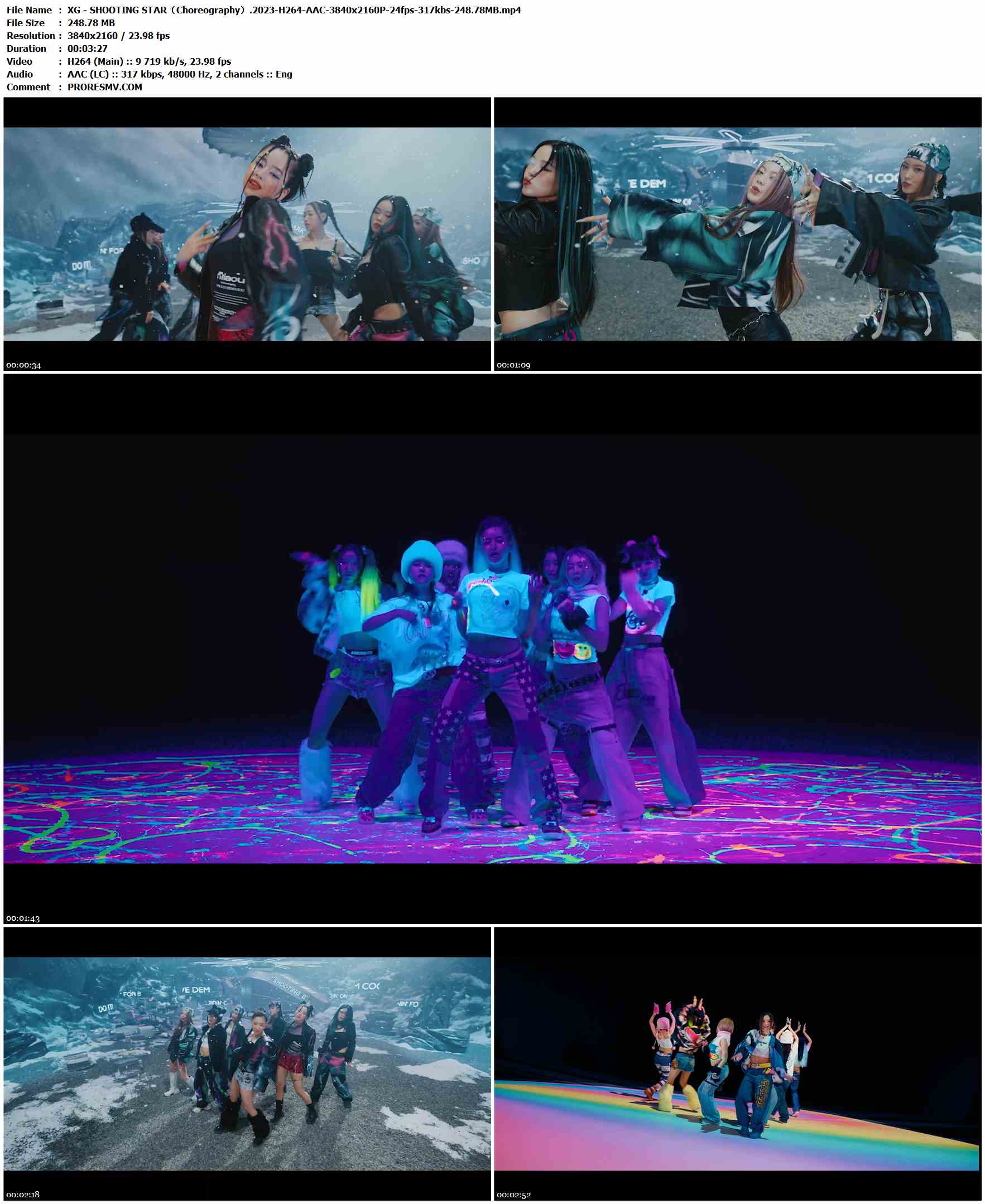 XG - SHOOTING STAR（Choreography）.2023-H264-AAC-3840x2160P-24fps-317kbs-248.78MB官方MV_高清MV